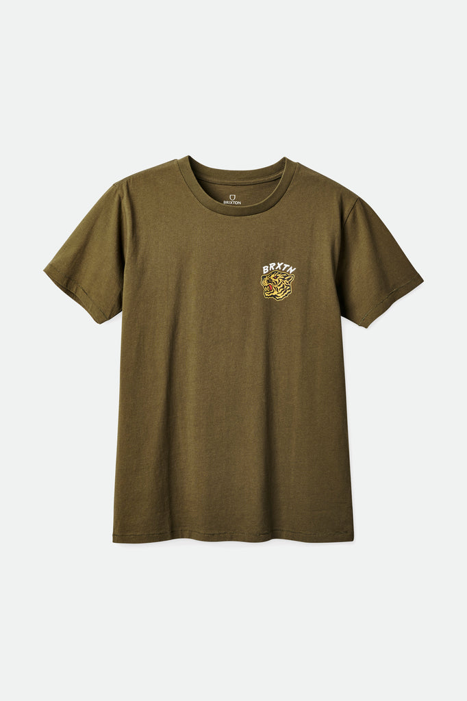 Brixton Kit S/S Standard Tee - Olive Worn Wash