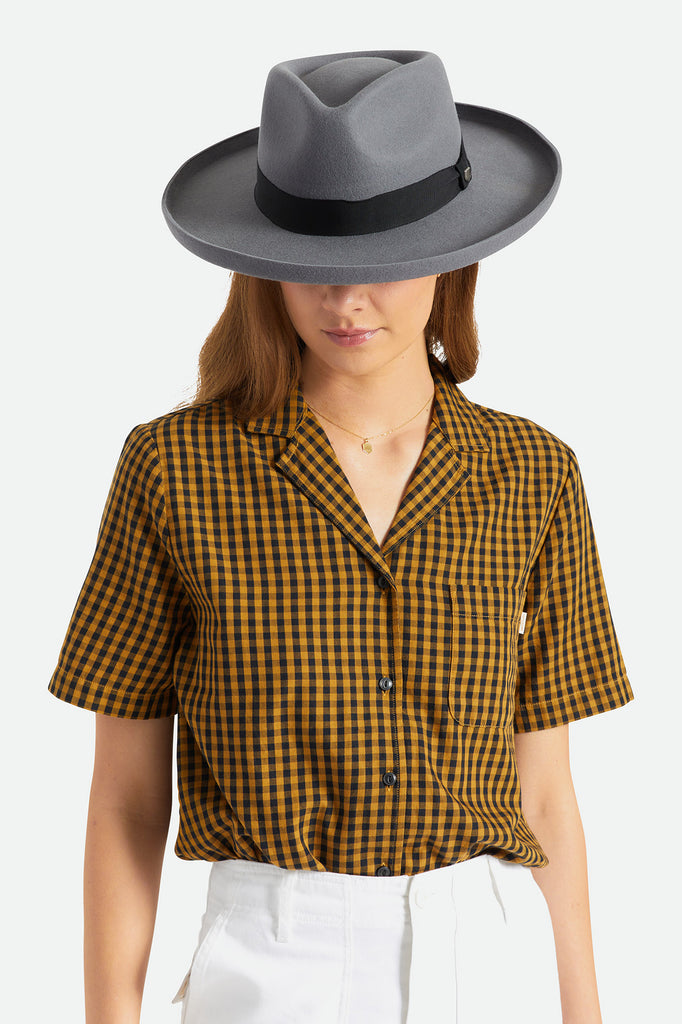 Brixton Capsule Fedora - Pebble