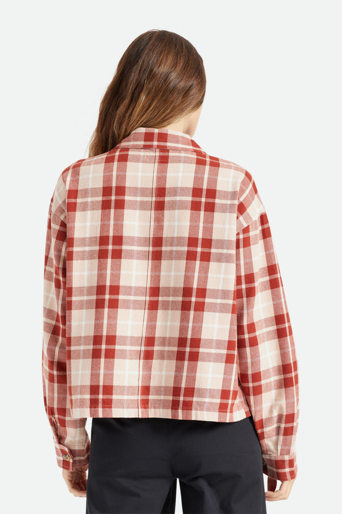 Brixton Bowery Women's L/S Flannel - Rose Dust