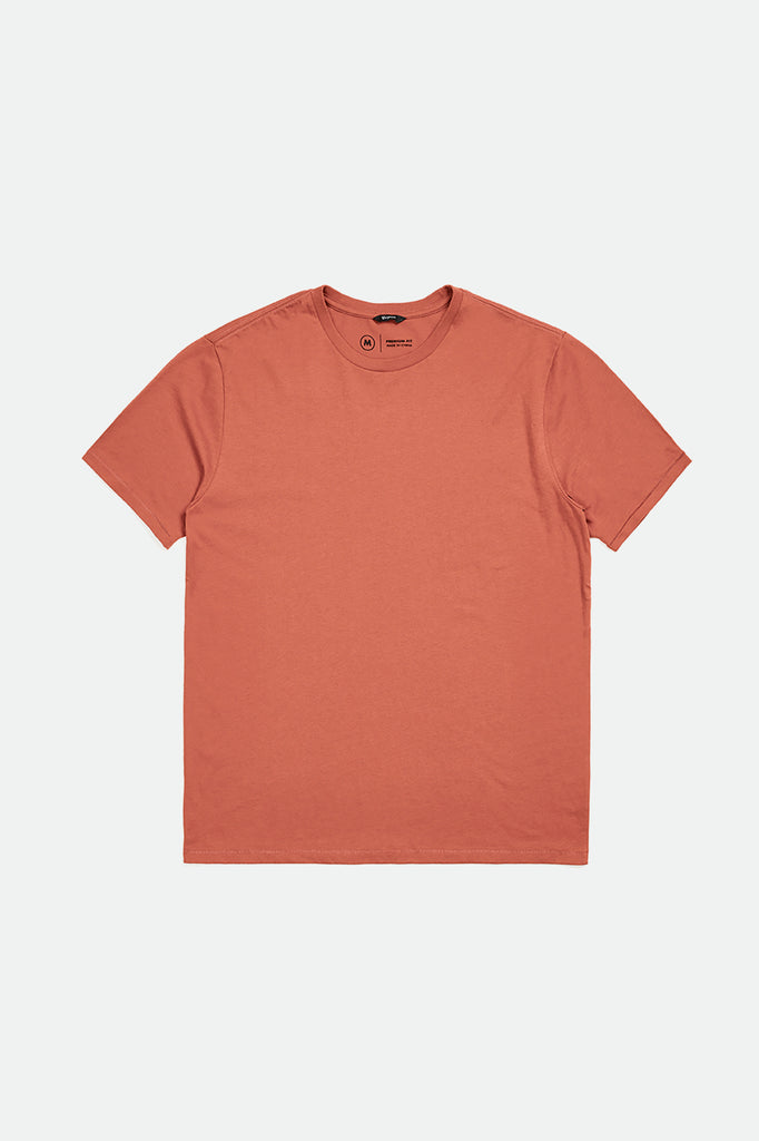 Men's Basic S/S Tailored Tee - Apricot Jam - Front Side