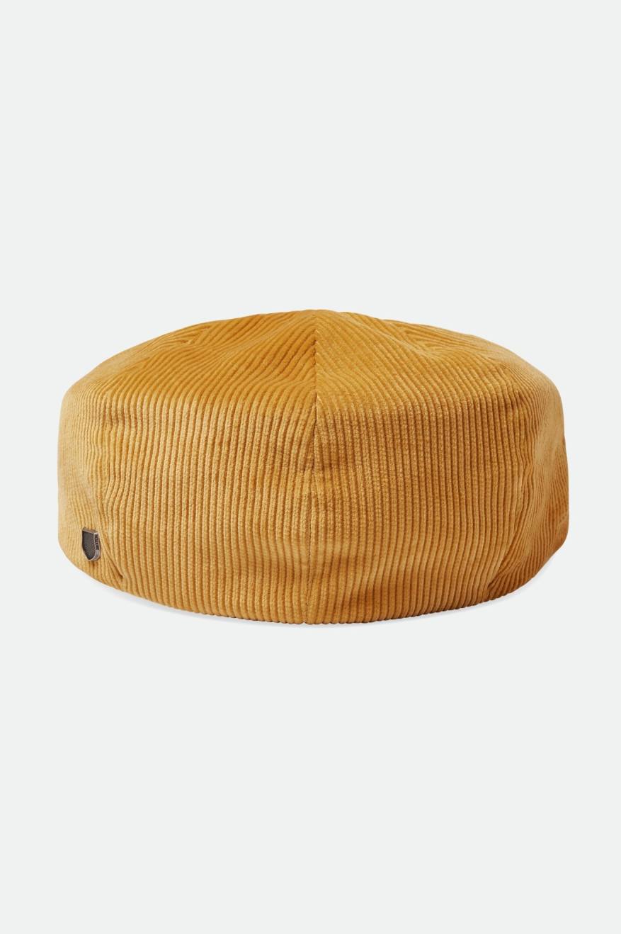 Brixton Unisex Brood Snap Cap - Bright Gold | Back