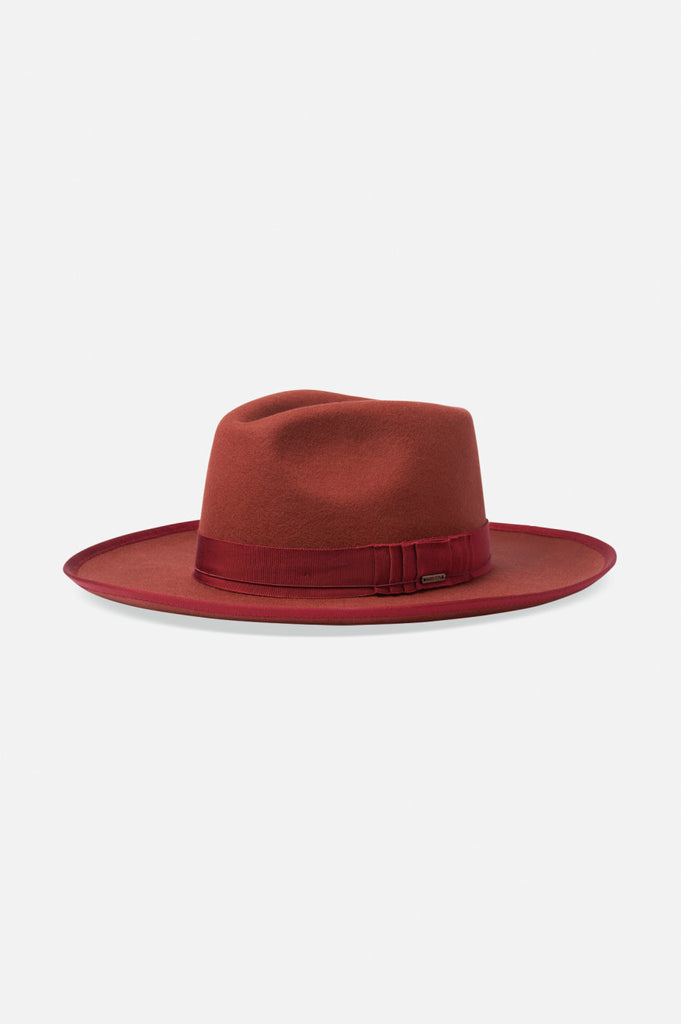 Brixton Reno Fedora - Burnt Henna