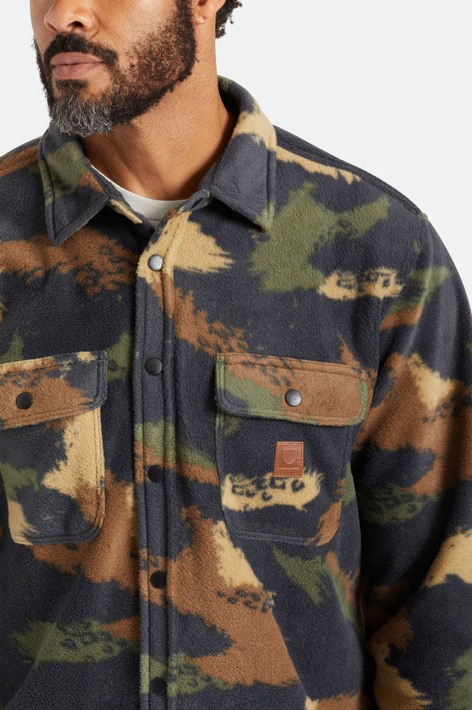 Brixton Bowery L/S Arctic Stretch Fleece - Brushed Camo