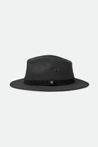 Brixton Unisex Messer Adventure Fedora - Black/Black | Extra Shot