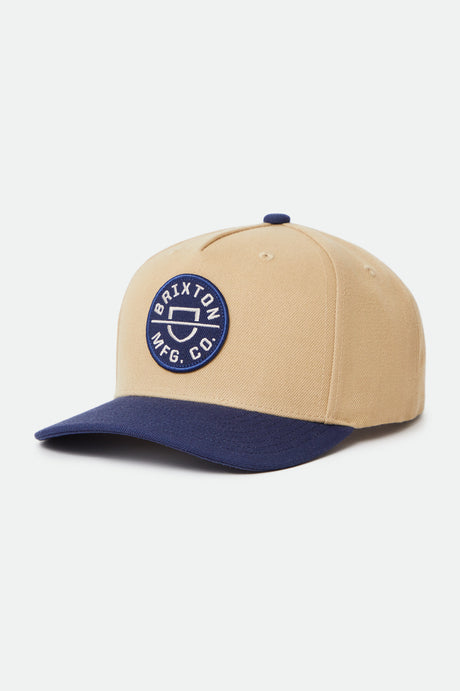 Crest C MP Snapback - Safari/Washed Navy