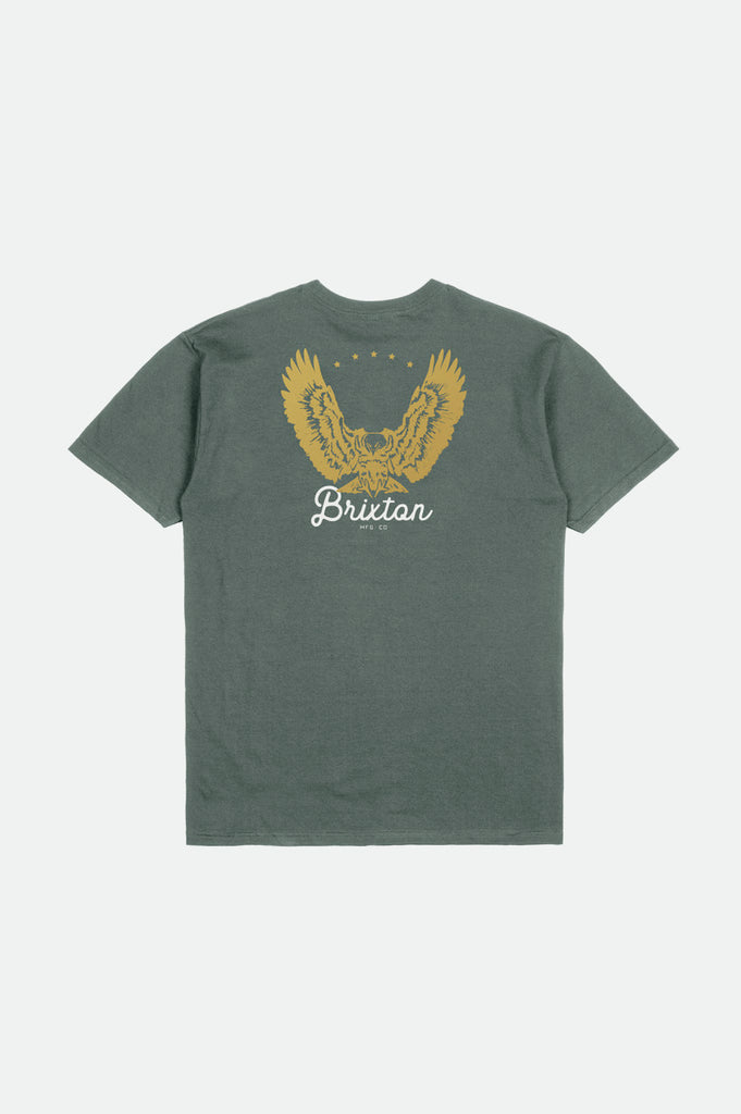 Brixton Talon S/S Standard Tee - Dark Forest/Gold