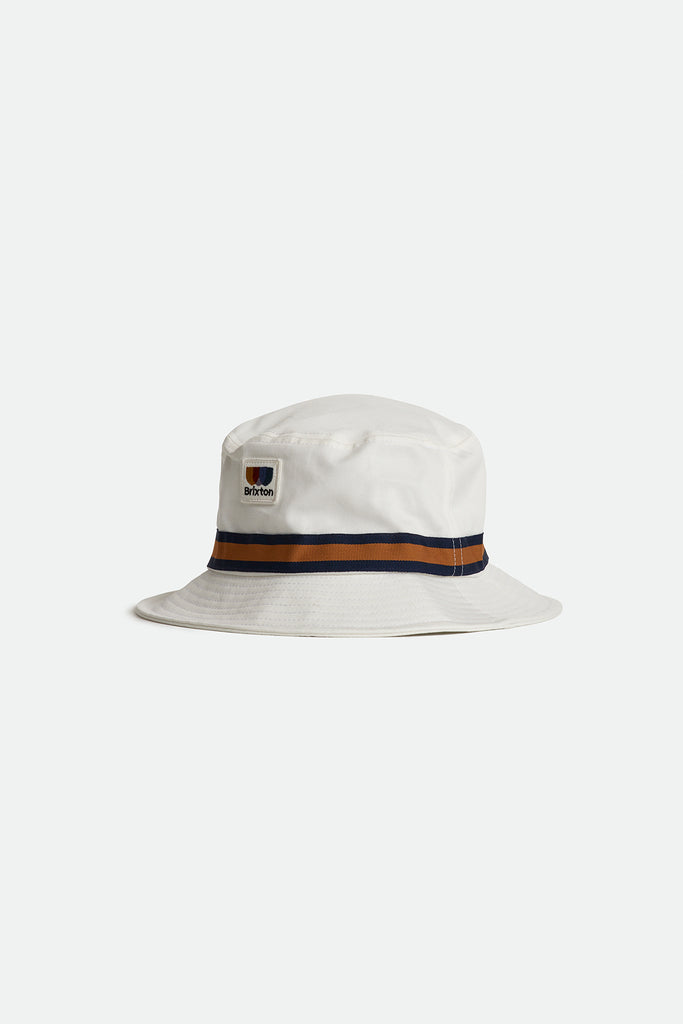 Brixton Alton Packable Bucket Hat - Off White/Washed Navy