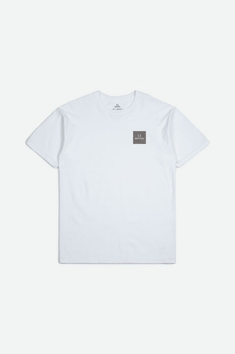 Alpha Square S/S Standard Tee - White/Abstract