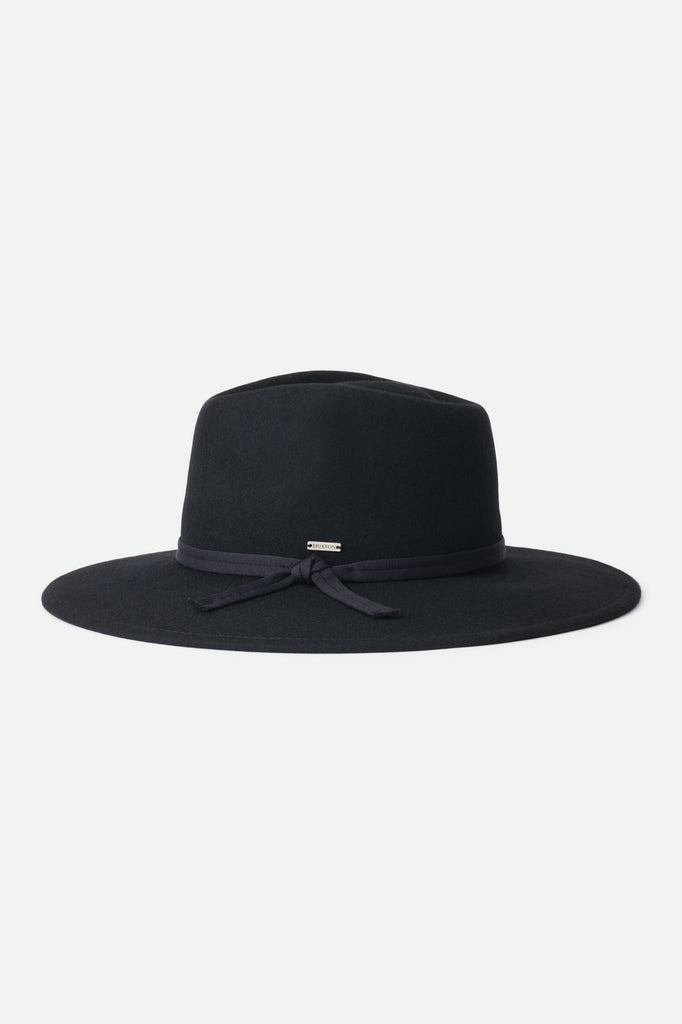 Brixton Women's Joanna Felt Packable Hat - Black | Back