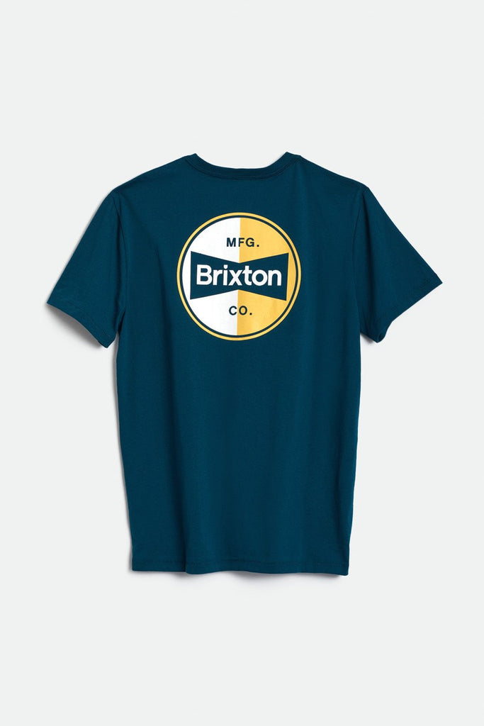 Brixton Patron S/S Tailored Tee - Marine Blue