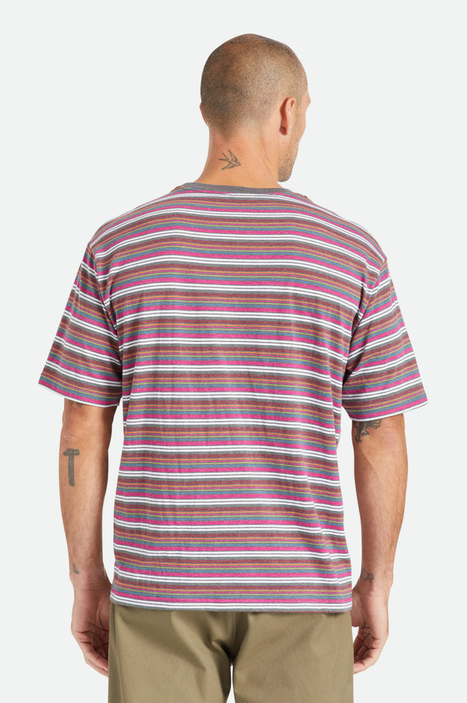 Brixton Hilt Boxy Alpha Line S/S Knit - Viva Multi Stripe