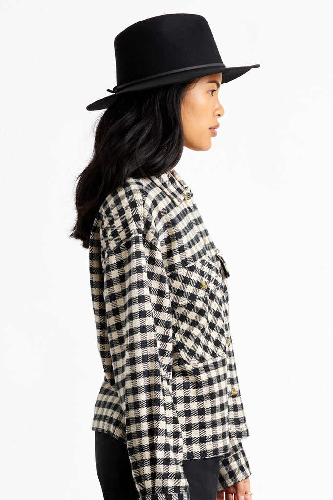 Brixton Bowery Women L/S Flannel - Beige