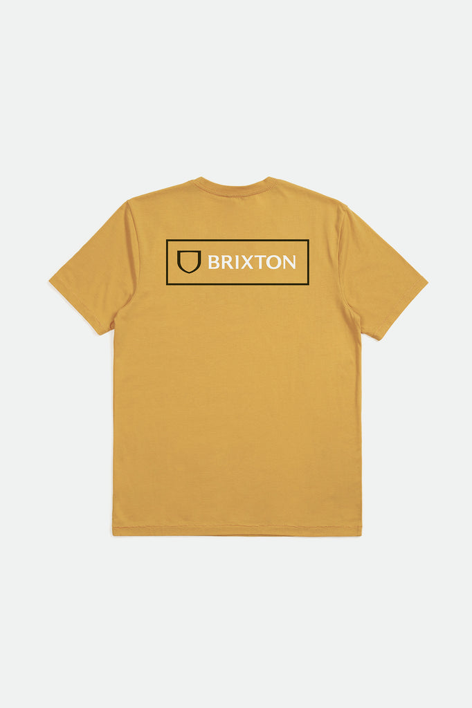 Brixton Alpha Block S/S Tailored Tee - Weller Yellow