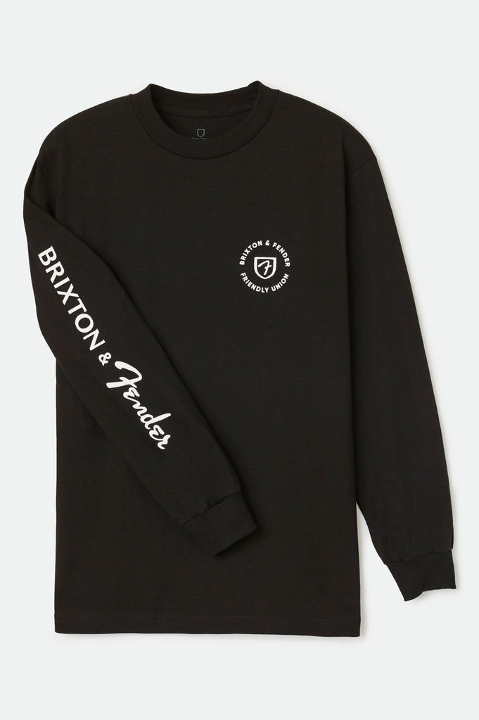 Brixton Fender Highway L/S Standard Tee - Black