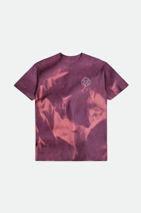 Crest II S/S Standard Tee - Mahogany/Burnt Orange Cloud Wash