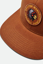 Unisex Rival Stamp Crossover MP Mesh Cap - Dark Caramel - Additional Laydown 1