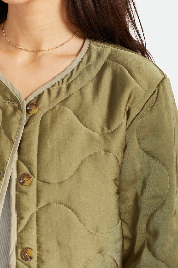 Brixton Flight Padded Jacket - Military Olive