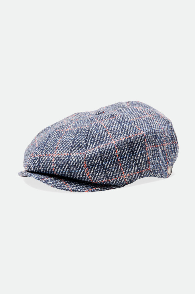 Brixton Brood Snap Cap - Washed Navy/Phoenix Orange