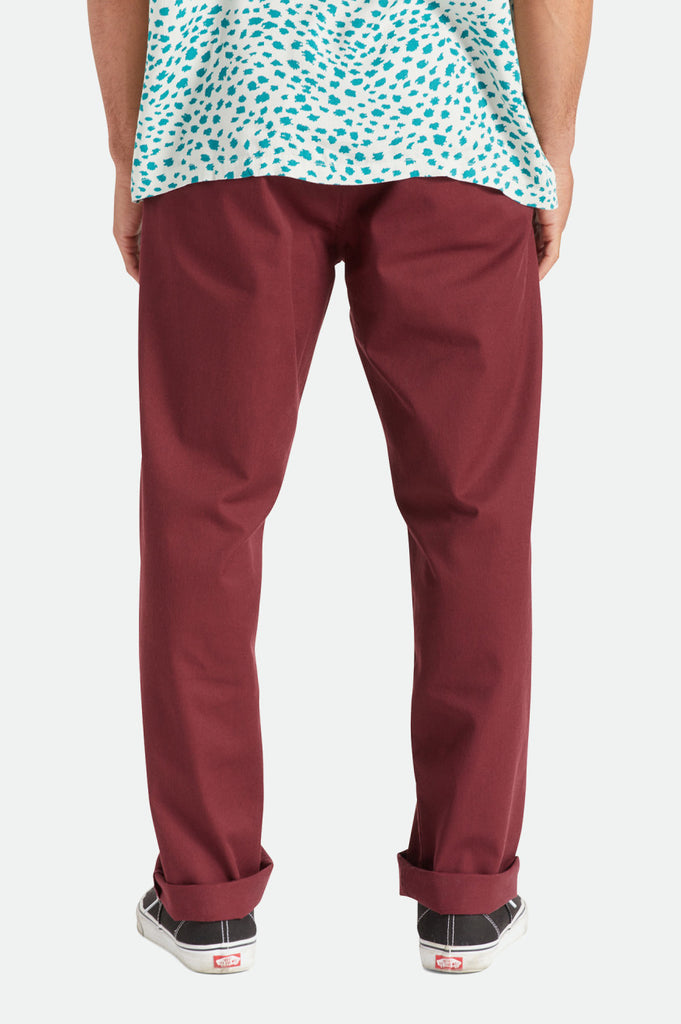 Brixton Choice Chino Relaxed Pant - Mahogany