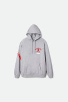 Men's Phys. Ed. Raglan Hood - Heather Grey - Front Side