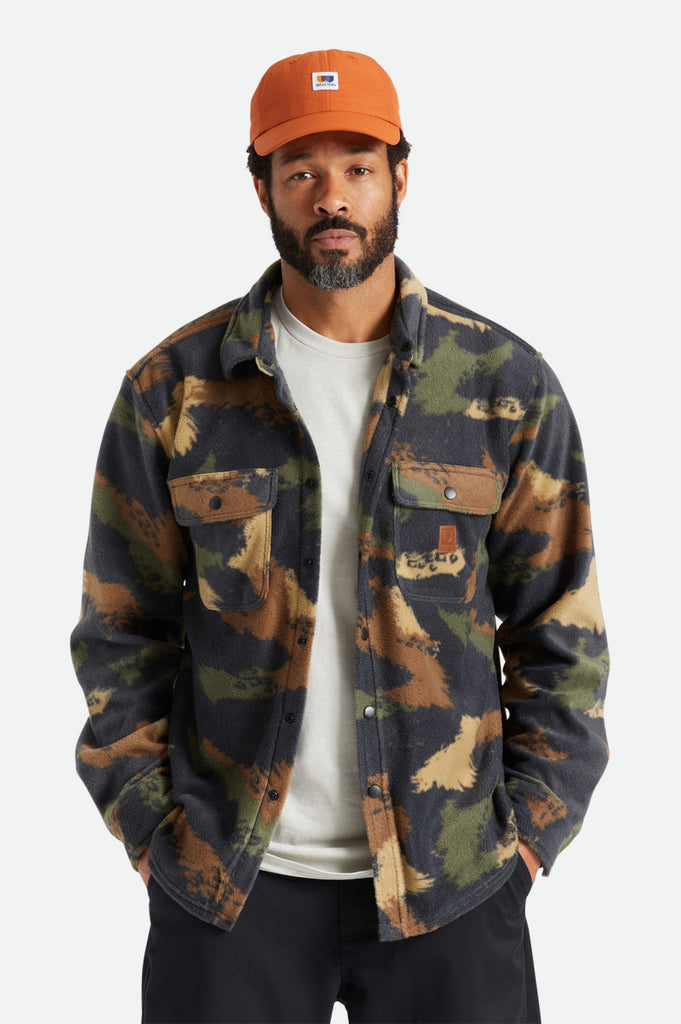 Brixton Bowery L/S Arctic Stretch Fleece - Brushed Camo