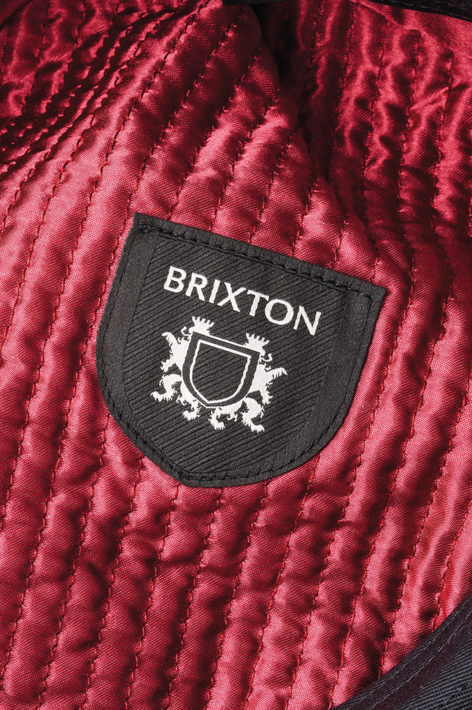 Brixton Unisex Brood Newsboy Cap - Grey/Black | Extra Shot 2