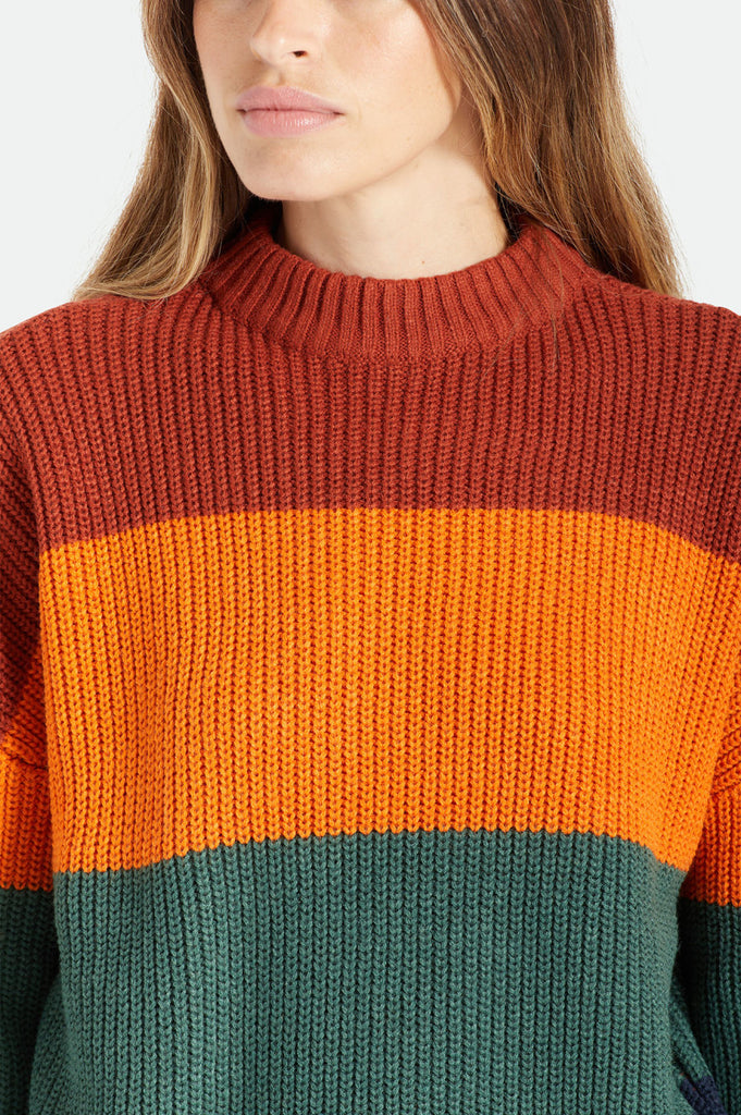 Brixton Madero Sweater - Burnt Henna