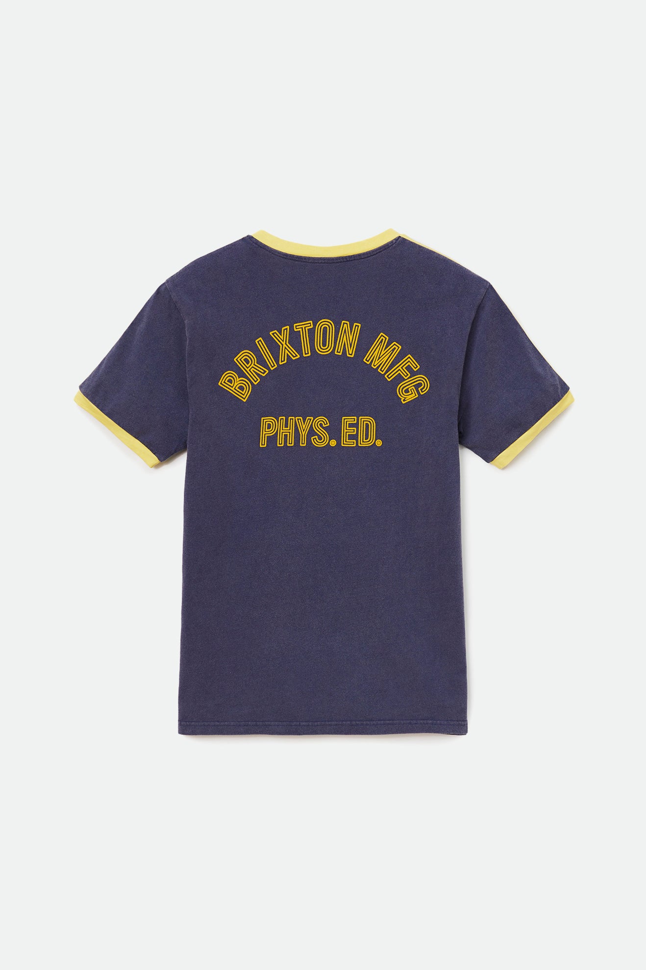 Men's Phys. Ed. Track S/S Standard Tee  - Dress Blue - Back Side