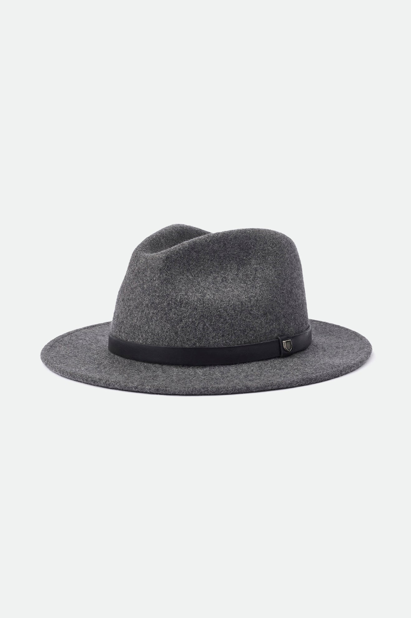 Unisex Messer Fedora - Heather Grey - Front Side