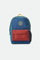 Unisex Crest Backpack - Joe Blue/Dark Brick - Front Side