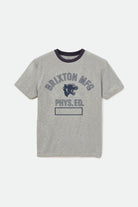 Men's Phys. Ed. S/S Standard Tee  - Heather Grey - Front Side