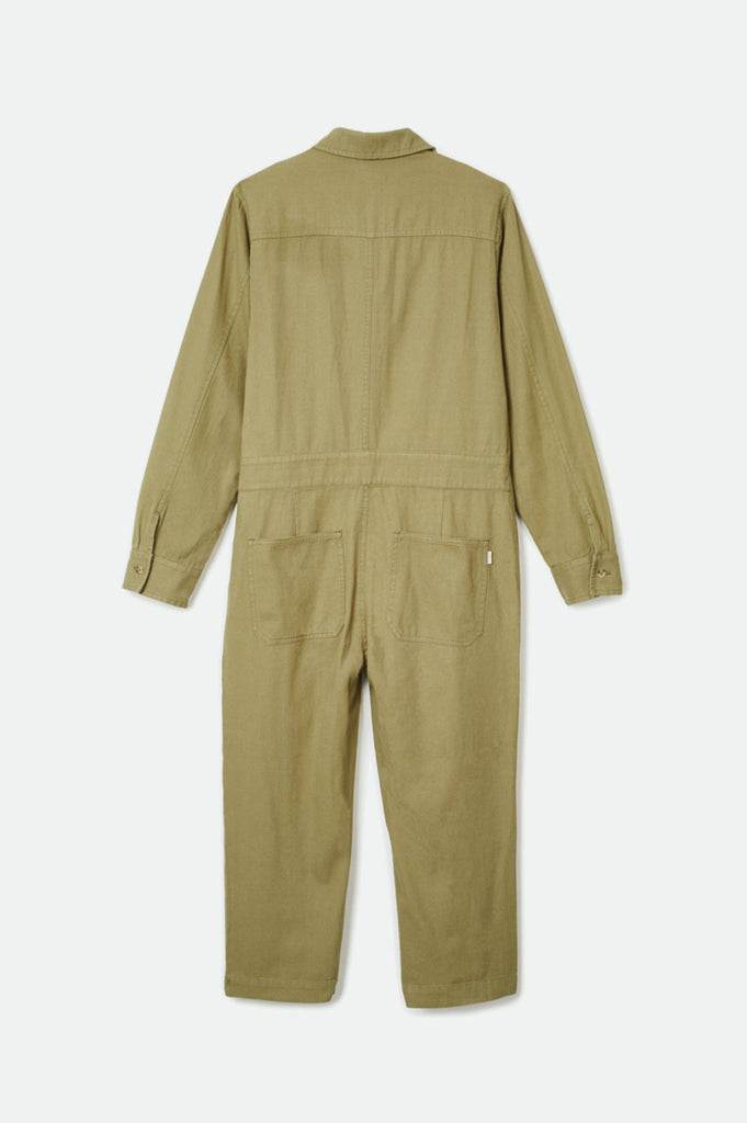 Brixton Melbourne Crop Coverall - Washed Olive