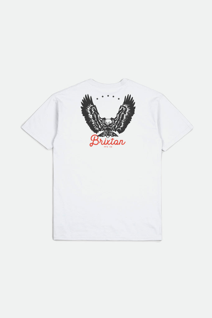 Brixton Talon S/S Standard Tee - White/Black