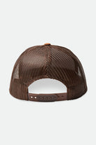 Unisex Rival Stamp Crossover MP Mesh Cap - Dark Caramel - Back Side