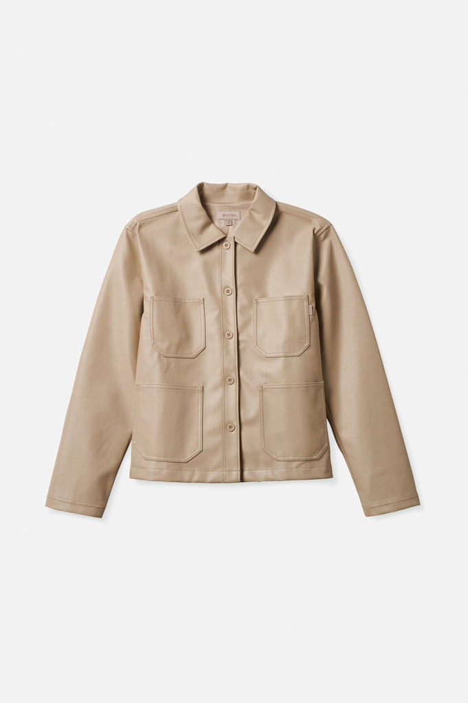 Brixton Survey Boxy Chore Coat - Beige