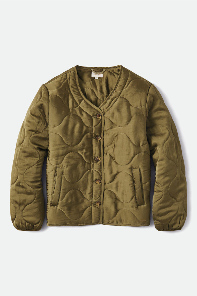 Brixton Flight Padded Jacket - Military Olive