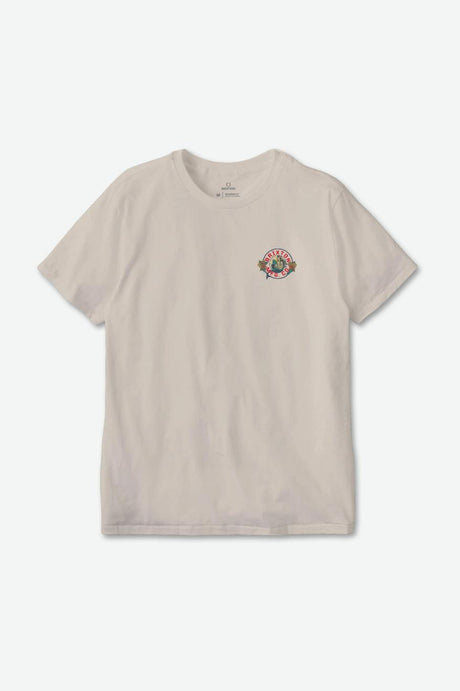 Geneva S/S Standard Tee - Cream Worn Wash