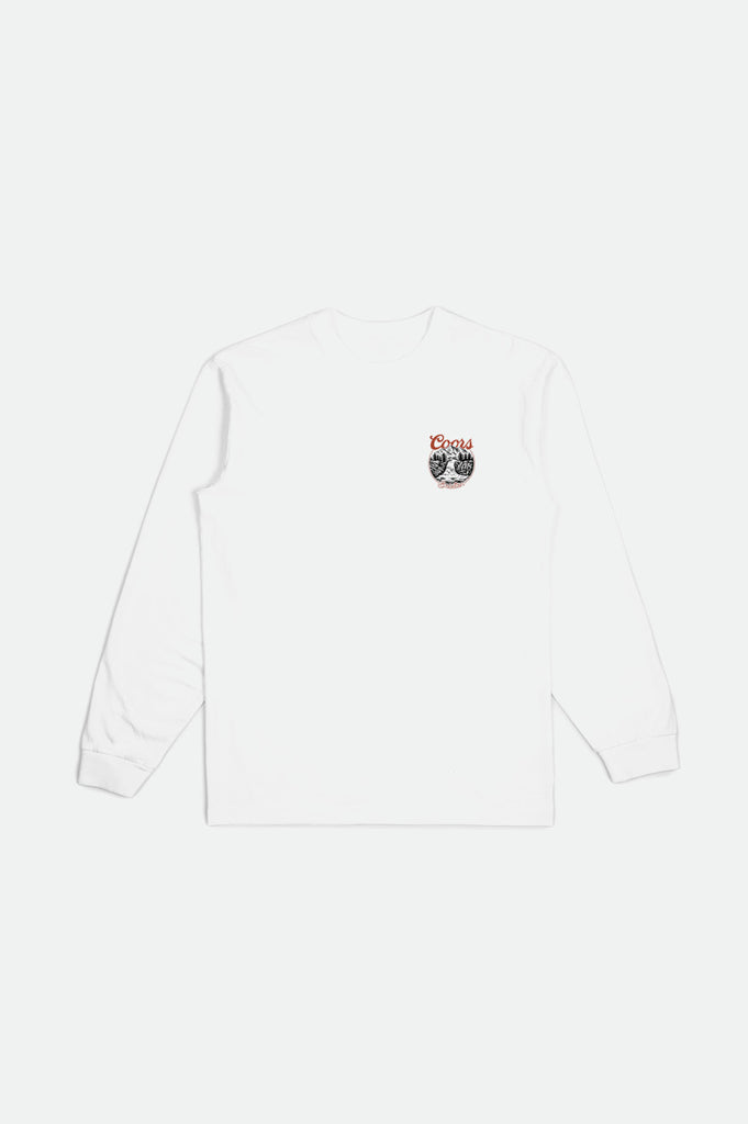 Brixton Coors Rocky L/S Standard Tee - Off White