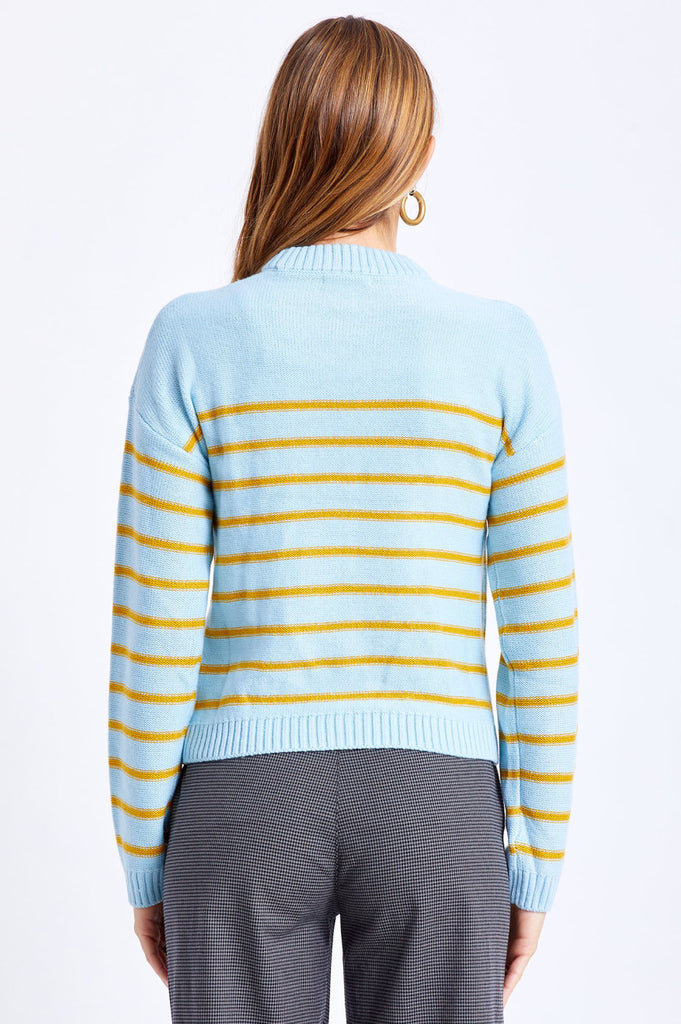 Brixton Hilt Women's Sweater - Crystal Blue