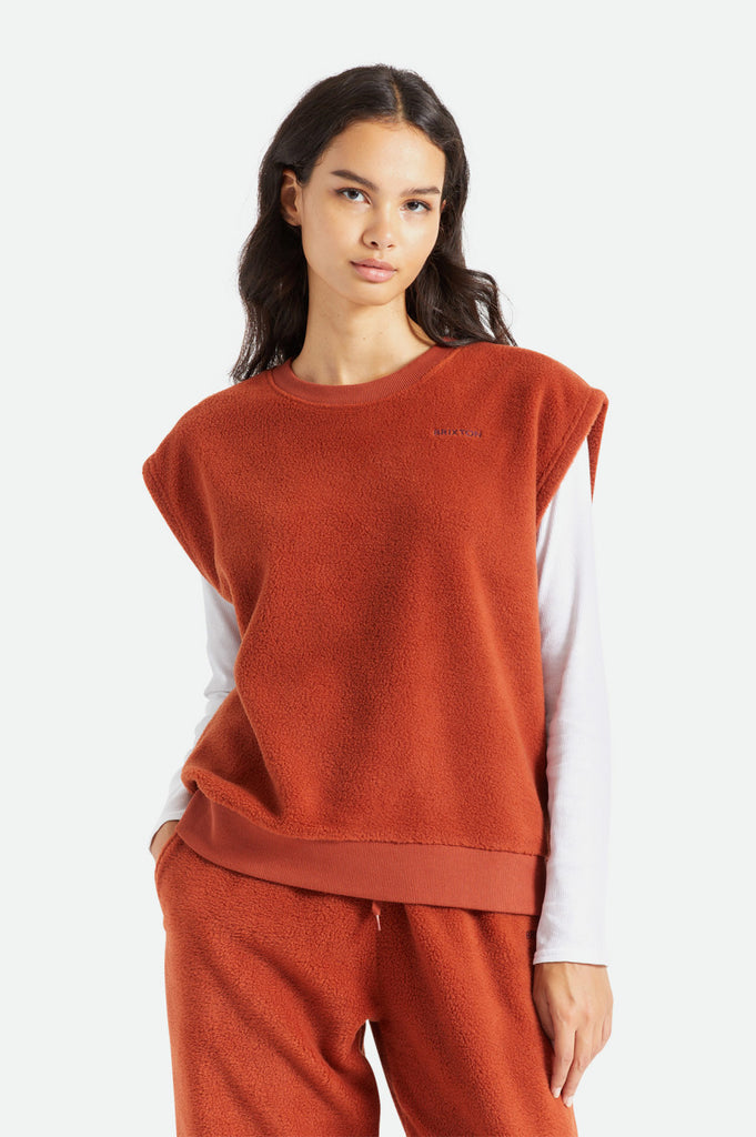 Brixton Weekender Blanket Muscle Crew - Burnt Henna