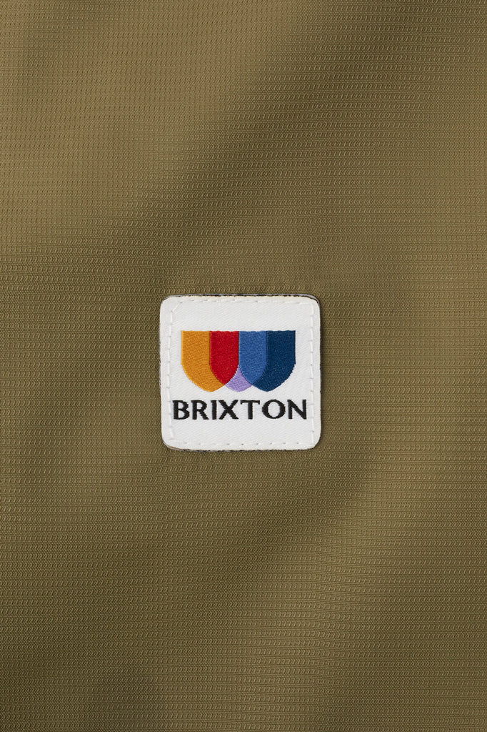 Brixton Claxton Alton Lightweight Zip Hood Jacket - Military Olive