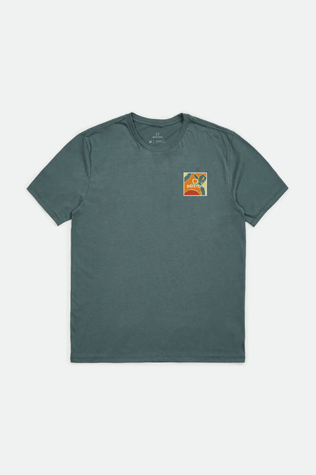 Alpha Square Sunset S/S Tailored Tee - Silver Pine