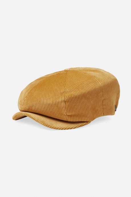 Brixton Unisex Brood Snap Cap - Bright Gold | Profile