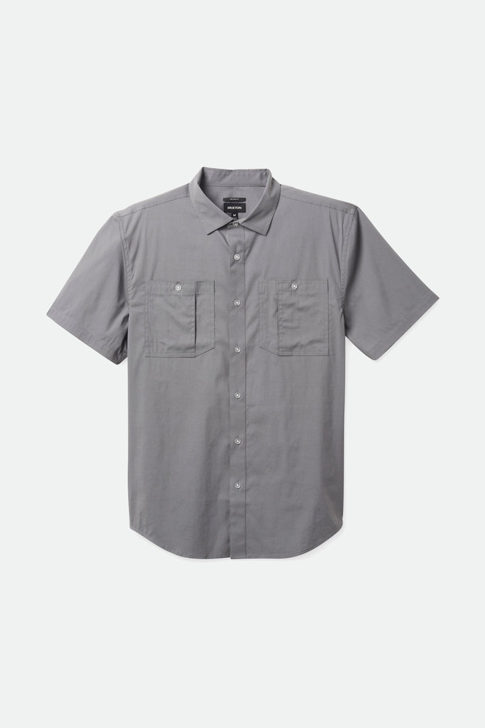 Brixton Charter Utility S/S Woven Shirt - Pebble