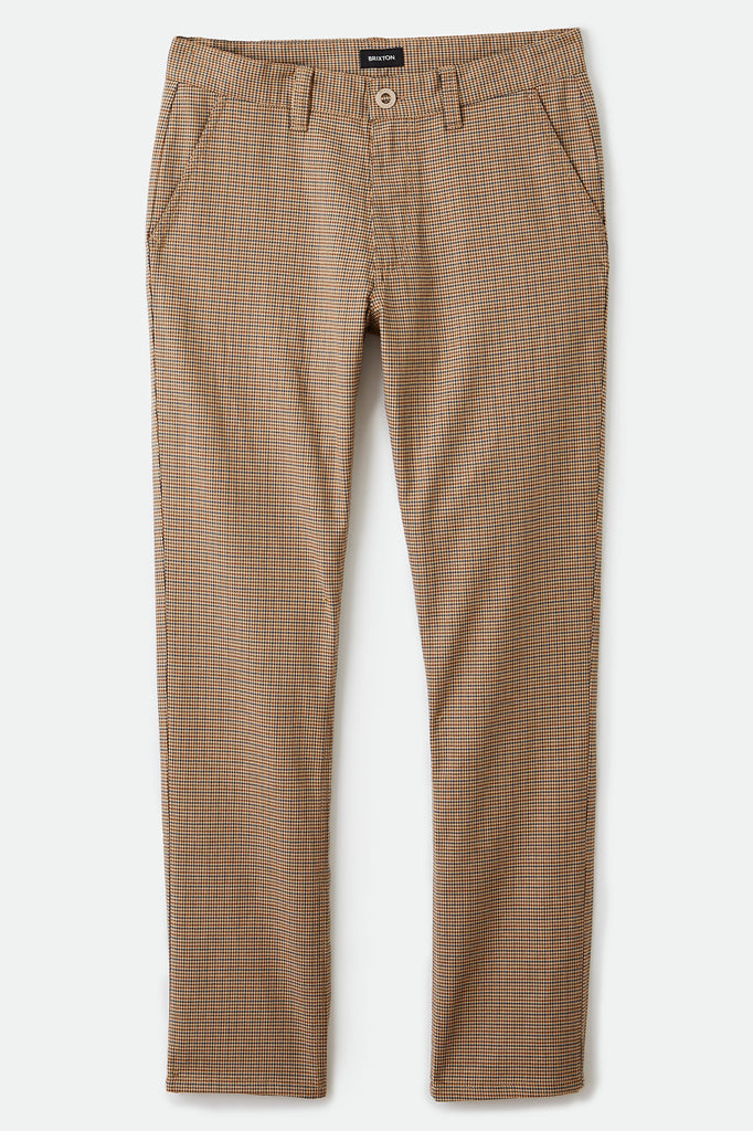 Brixton Choice Chino Pant - Vanilla Houndstooth