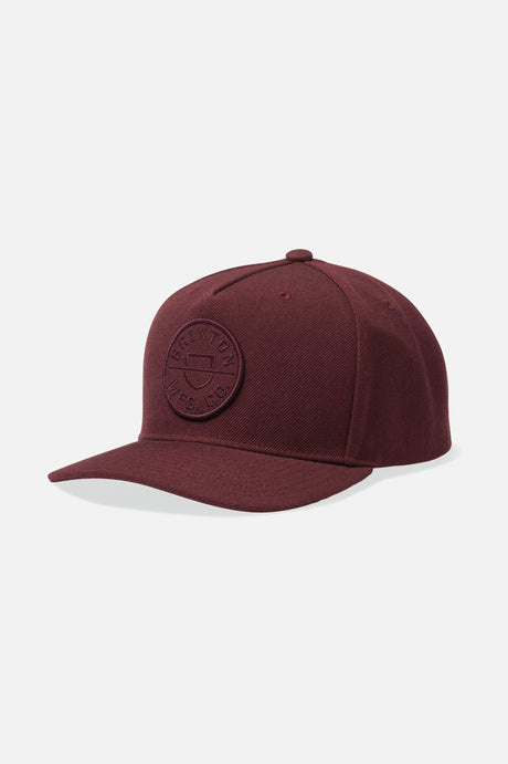 Crest C NetPlus MP Snapback - Mahogany