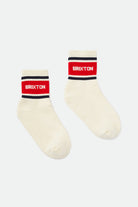 Women's Phys. Ed. Hi Top Sock - White - Front Side