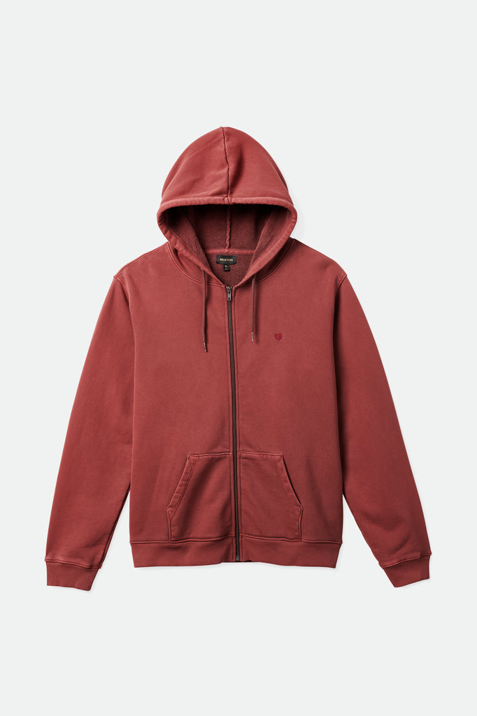 Brixton Vintage Reserve Full Zip - Dark Brick