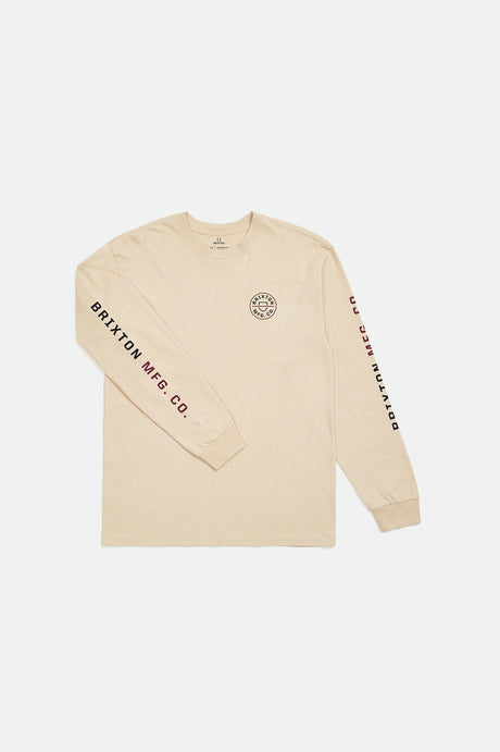 Crest L/S Standard Tee - Sand