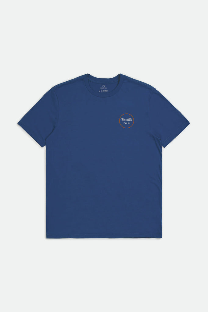 Brixton Wheeler II S/S Standard Tee - Marine Blue